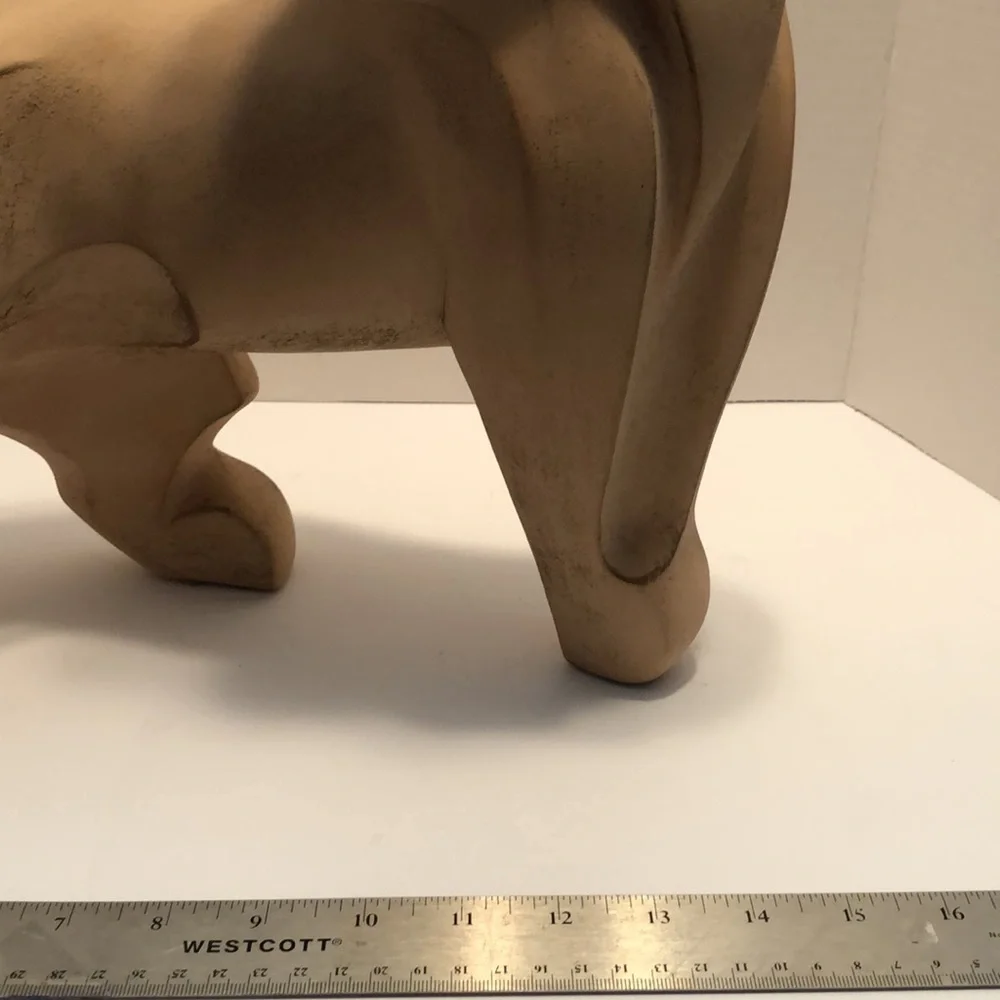 1970’s Art Deco Alexander Danel Austin Productions Ceramic Panther Jaguar signed - Picture 4 of 11